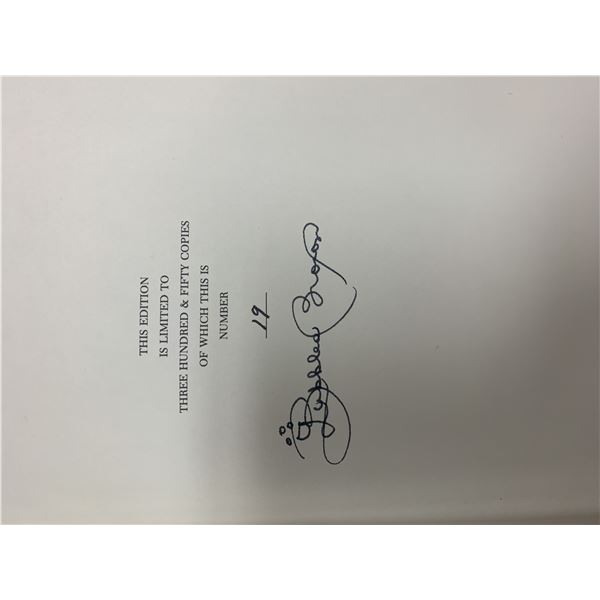 Too Long A Sacrifice signed book