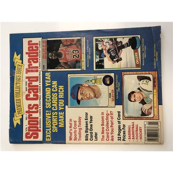 Sports Card Trader Premier Collector's Issue May 1990 Vol.1 No.1 Magazine