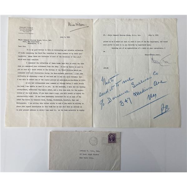 Major General Preston Brown signed letter