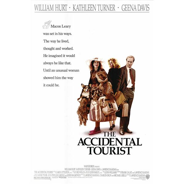 The Accidental Tourist 1988 original vintage one sheet movie poster