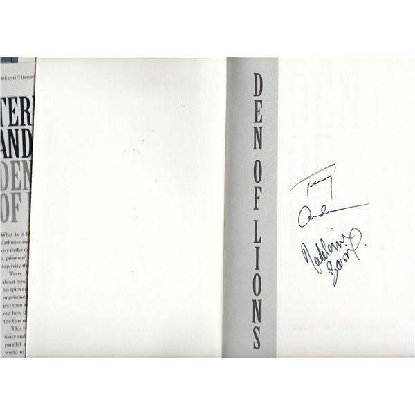 Den of Lions Terry and Madeleine Anderson signed book