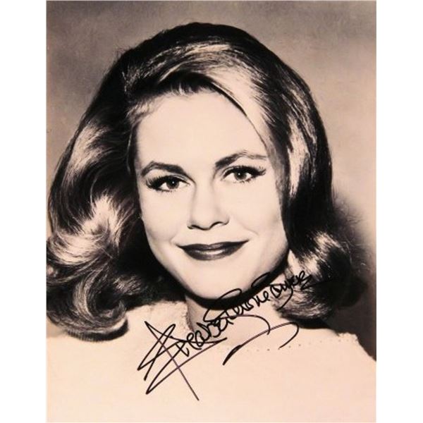 Elizabeth Montgomery signed portrait photo