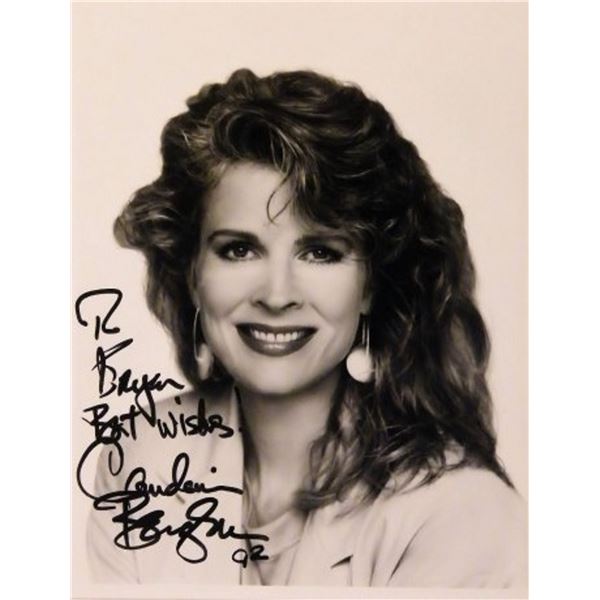 Candice Bergen signed portrait photo