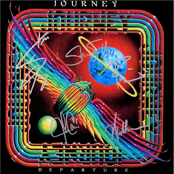 Journey signed Departure album