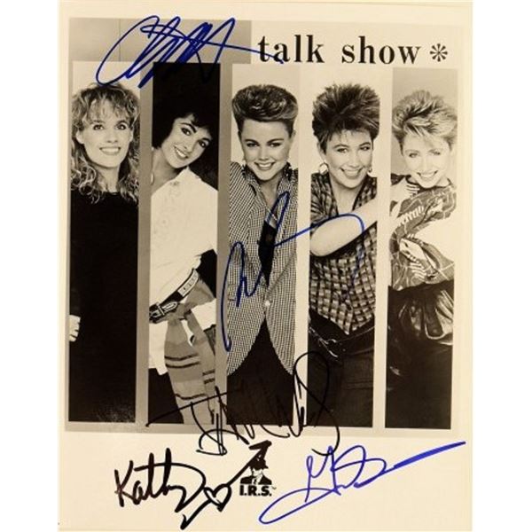 The Go-Go's signed promo photo