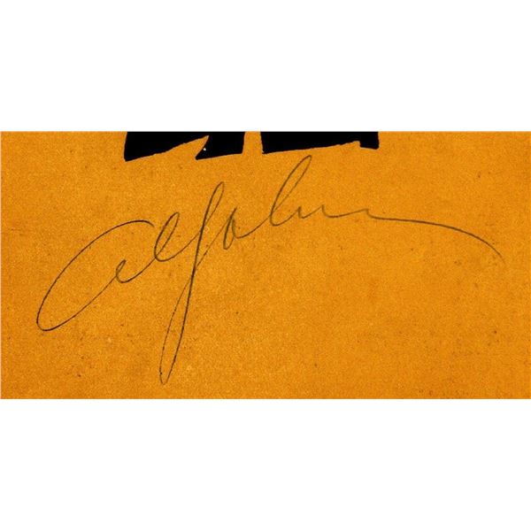 Al Jolson signed sheet music