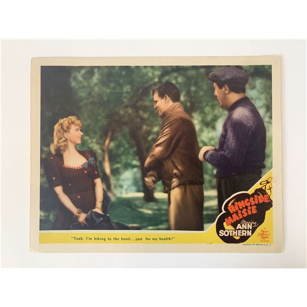Ringside Maisie original 1941 vintage lobby card