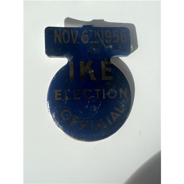 1956 Ike Election Official Lapel Pin