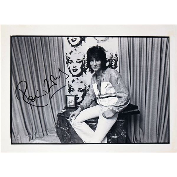 Ronnie Wood signed promo photo