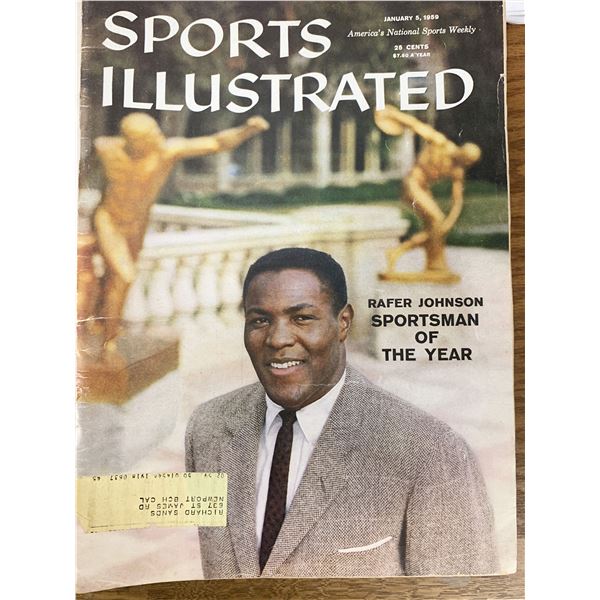 Sports Illustrated Magazine 1959 Rafer Johnson Issue