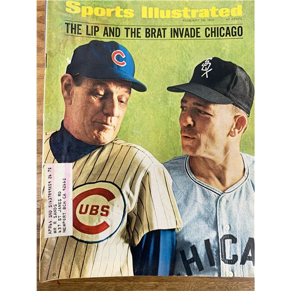 Sports Illustrated Magazine 1966 Leo Durocher & Eddie Stanky Issue