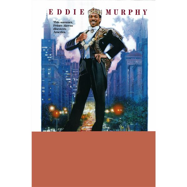 Coming to America 1988 original vintage one sheet poster