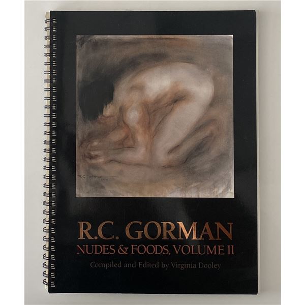 R.C Gorman signed book and photo