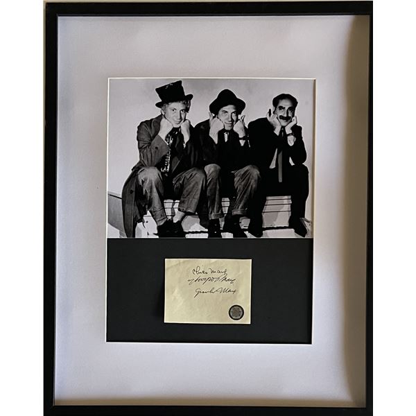 The Marx Brothers original signature collage