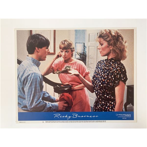 Risky Business original 1983 vintage lobby card