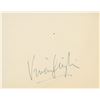 Image 1 : Vivien Leigh signature cut. GFA Authenticated