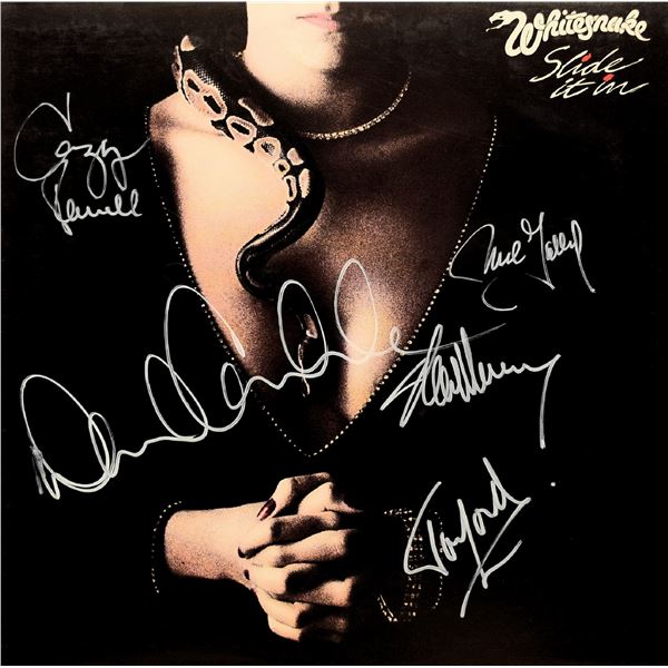Whitesnake signed Slide It In album