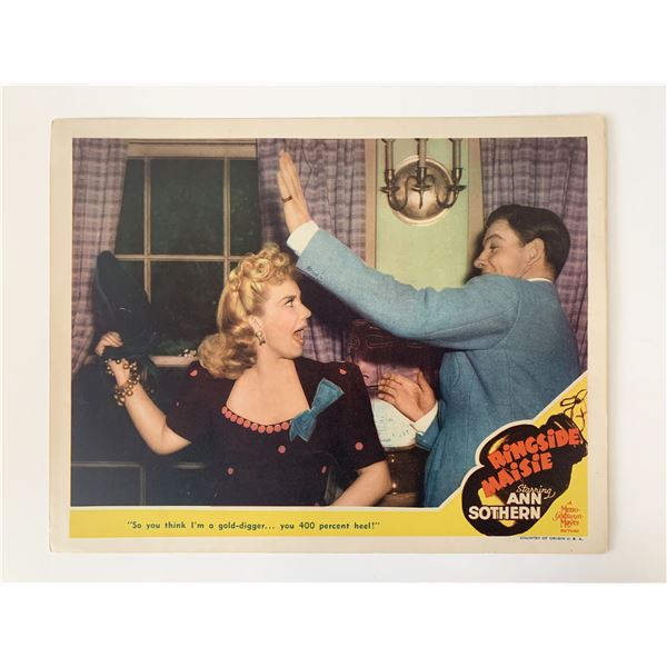 Ringside Maisie original 1941 vintage lobby card