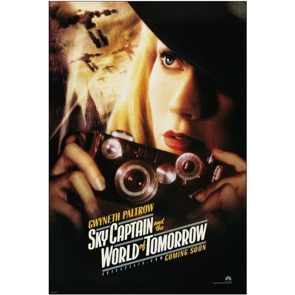 Sky Captain and the World of Tomorrow Gwyneth Paltrow 2004 original teaser movie poster