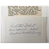 Image 1 : Rear Admiral Lee Otis Colbert signed note with bio