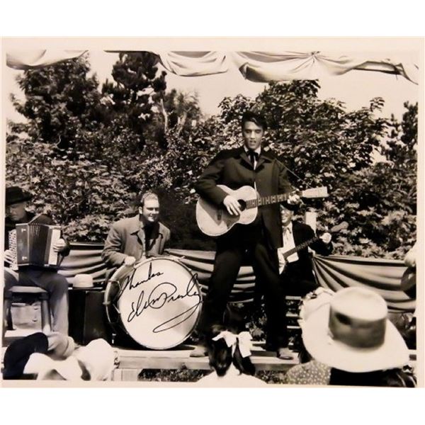 Elvis Presley signed promo photo