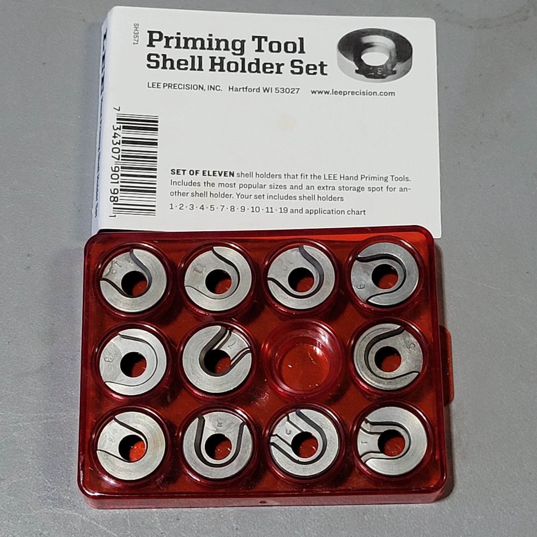 Shell For Tools Lee Priming Tool Shell Holder Set
