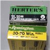 Image 1 : 30-30 Win 150gr SP Herters & Remington Factory Ammo