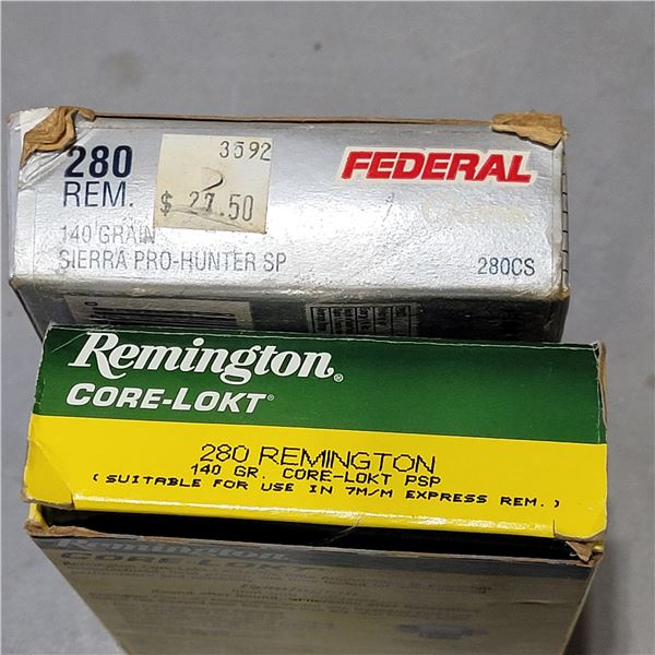 .280 Remington Factory Ammo