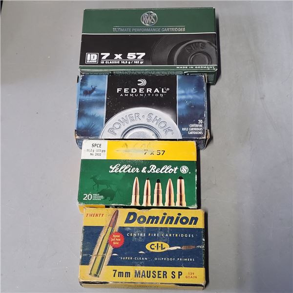 7x57 (7mm Mauser) Ammo