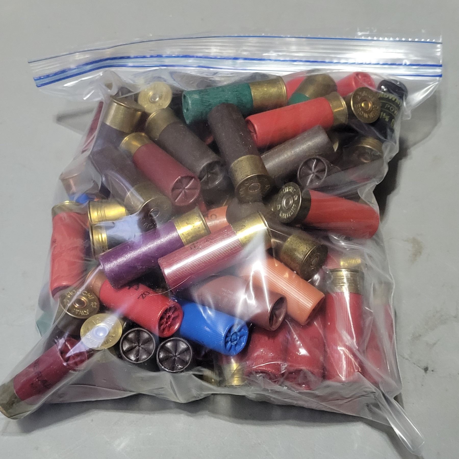 Lead Shot Shell Mixed Bag of 12ga 2 3/4 Lead Shotshells 100 Shells