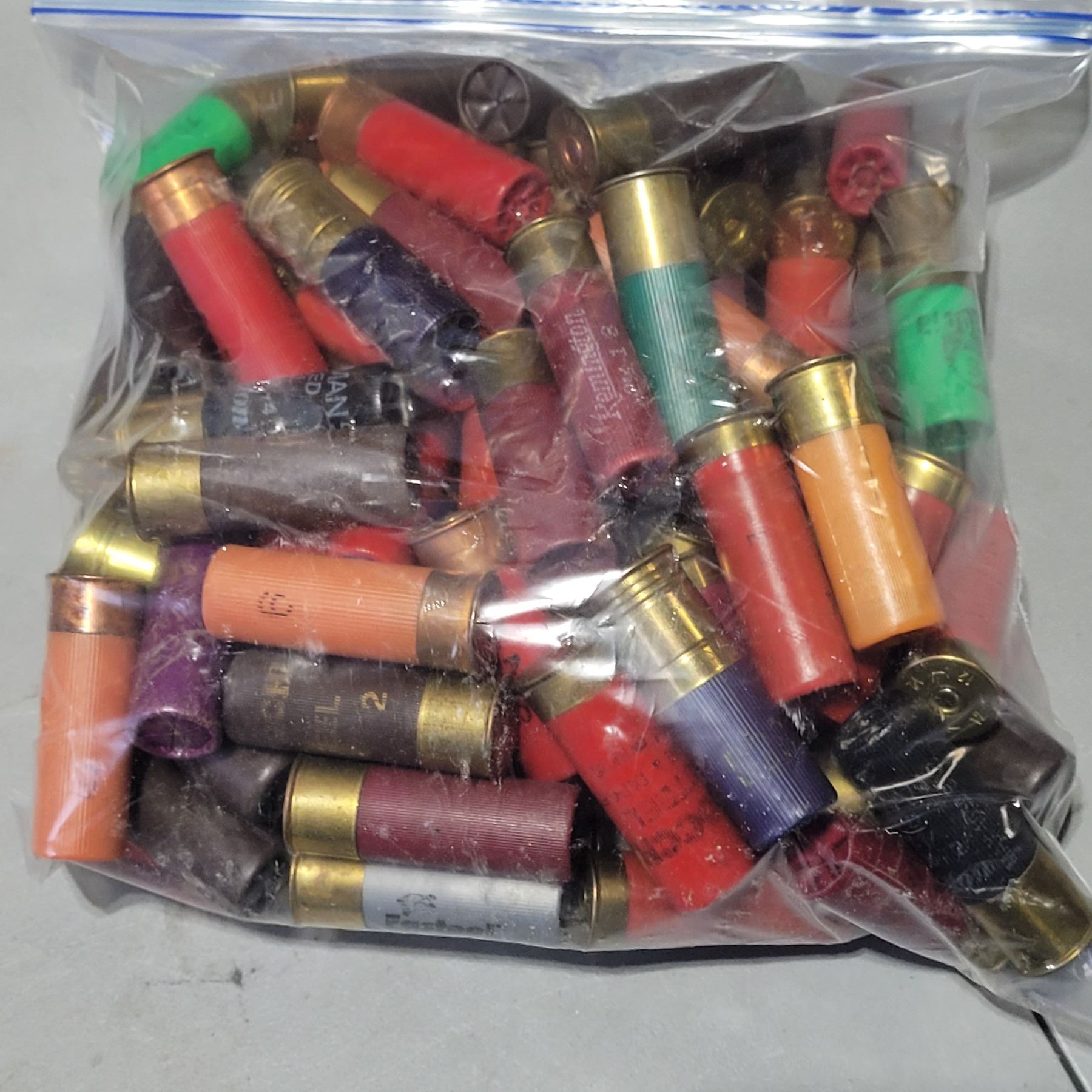 Jush Bag Rounds Mixed Bag of 12ga 2 3/4 Lead Shotshells 85 Shells