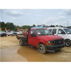 2000 FORD F350 SUPERDUTY 12' S/A FLATBED