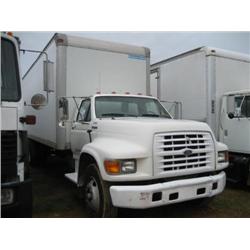 1998 FORD F SERIES S/A CARGO TRUCK