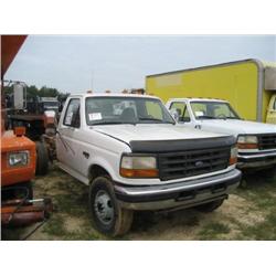 1997 FORD SUPER DUTY S/A CAB & CHASSIS