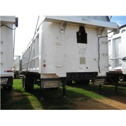 1978 EAST 28' ALUMINUM DUMP TRAILER