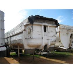 1980 CHEROKEE 30' STEEL DUMP TRAILER