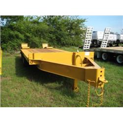 SHOPBUILT TRI-AXLE EQUIPMENT TRAILER