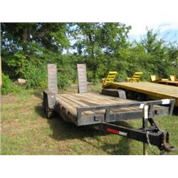 SHOPBUILT 18' T/A TAG TRAILER DOVETAIL W/RAMP