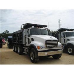 2007 MACK CV713 GRANITE TRI-AXLE DUMP