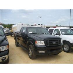 2005 FORD F150 4X4 EXTENDED CAB PICKUP
