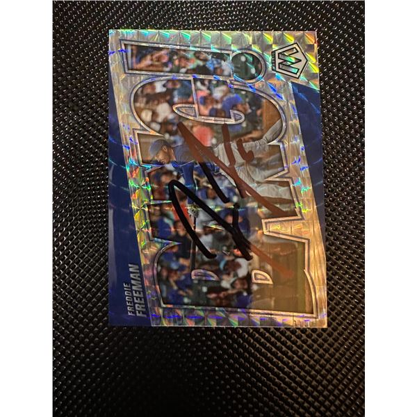 Freddie Freeman Autographed CARD