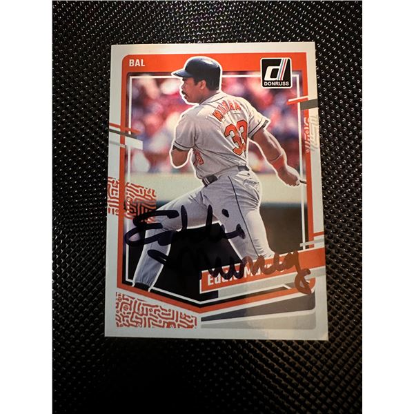 Eddie Murray Autographed Card