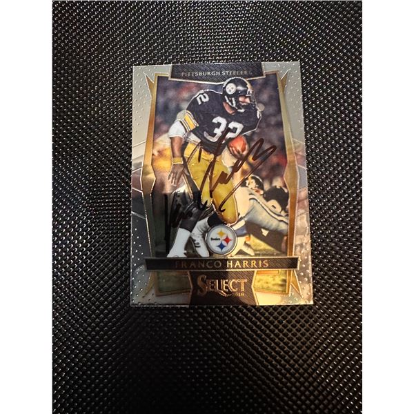Franco Harris AUTOGRAPHED Card