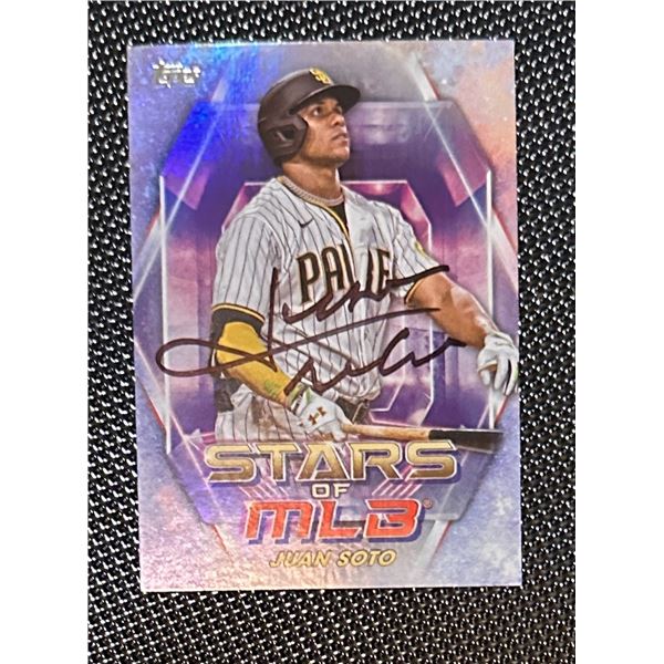 Juan Soto AUTOGRAPHED Card