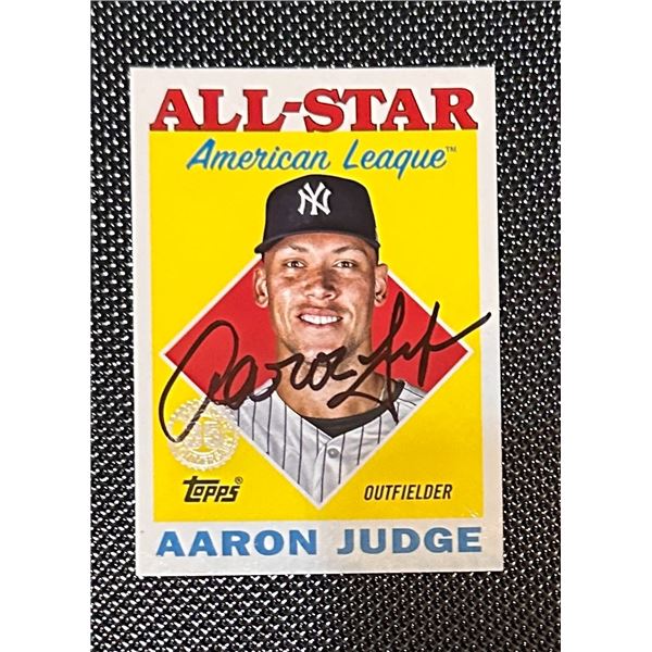 Aaron Judge Autographed CARD