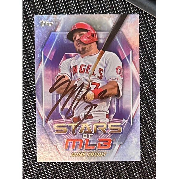 Mike Trout AUTOGRAPHED Card