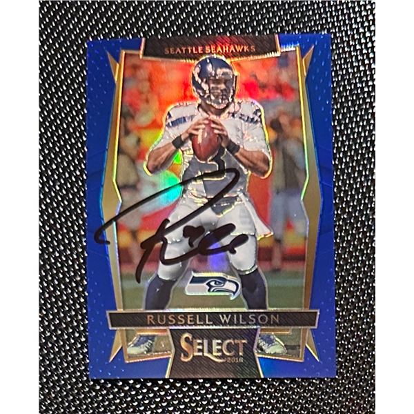 Russell Wilson Autographed CARD