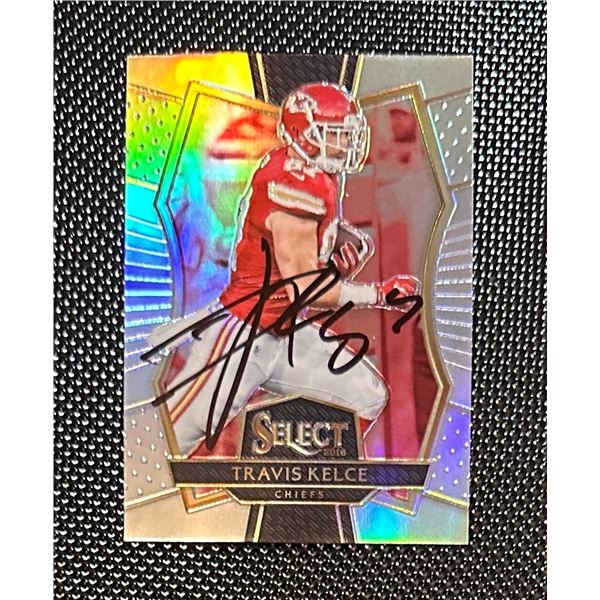 Travis Kelce Autographed Card