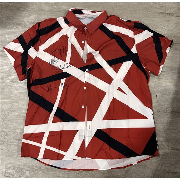 Van HALEN Autographed Shirt All 5 EDDIE SAMMY!!!