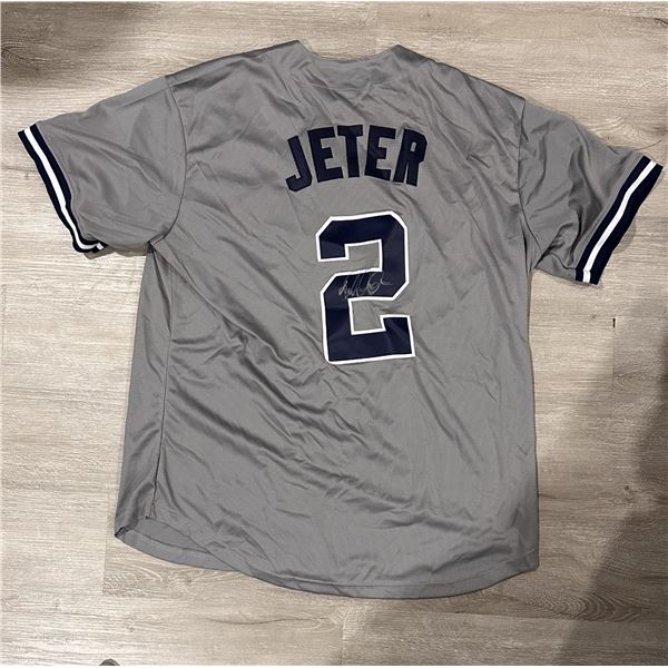 Derek Jeter Autographed Jersey